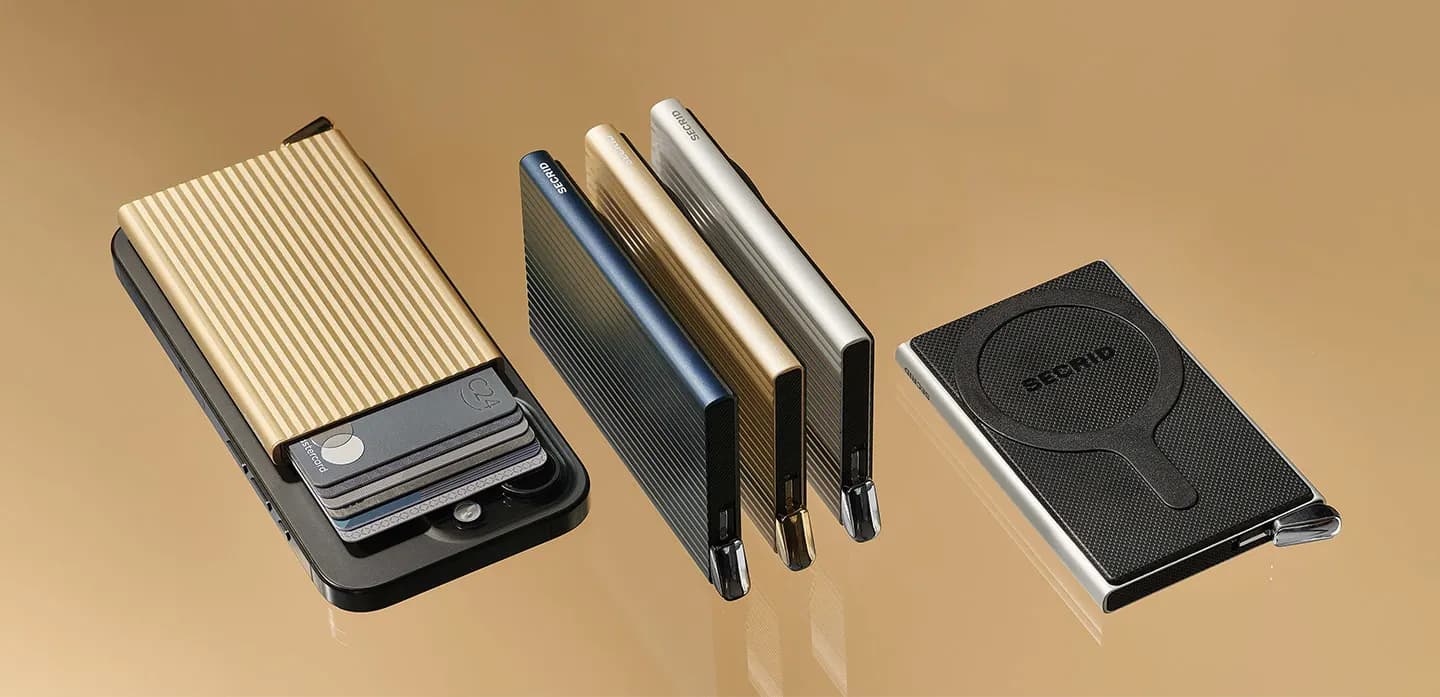 Secrid Embossed & Fluted Cardprotectors with Magsafe